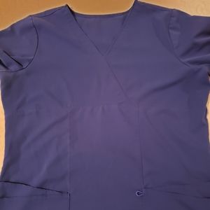 Set of royal blue scrubs